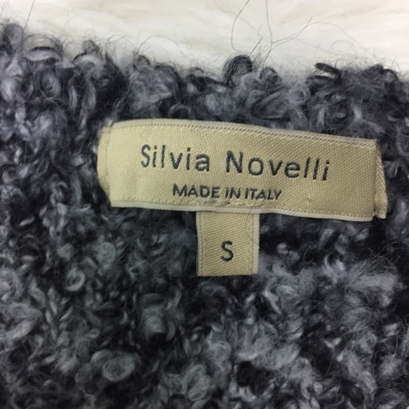Silvia Novelli Oversized Cardigan made in Italy - Picture 3 of 7